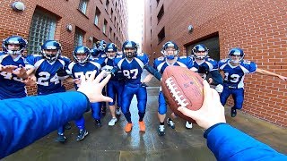 Super Bowl Parkour POV Chase  Parkour vs American Football [upl. by Durarte451]