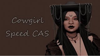 Cowboy  Speed CAS  The Sims 4 [upl. by Anivlac921]