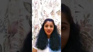 PAVIZHA MAZHAYEEEUNPLUGGEDDIVYA DOMINIC MALAYALAM COVER SONG [upl. by Vinny]