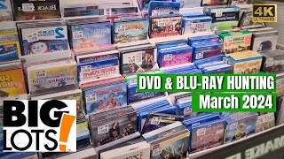 DVD amp BluRay Hunting at Big Lots March 2024 [upl. by Nojram]