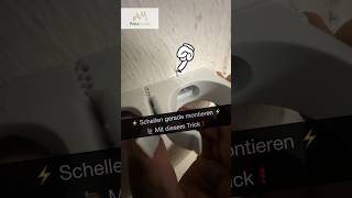 ⚡️Schellen gerade montieren⚡️ strom elektrik installation handwerk diy baustelle tipps kabel [upl. by Iliram]