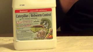 Biological Caterpillar amp Webworm Control  Bacillus Thuringiensis [upl. by Llerahs]