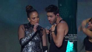 Prince Royce feat Jennifer Lopez  quotBack it Upquot Live at iHeartRadio Fiesta Latina Full HD [upl. by Nnylg]