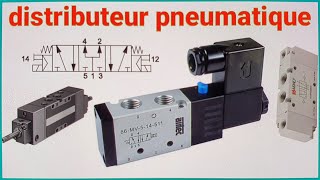 distributeur pneumatique 52 bistable à commande électrique  youssef technicien [upl. by Hpeosj]