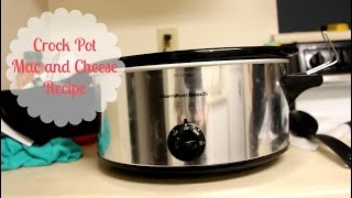 Crockpot Macaroni and Cheese Recipe [upl. by Polk845]