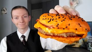 Burger Kings NEW Ghost Pepper Whopper Review [upl. by Latvina151]