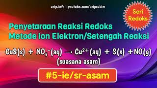 Metode IESR Penyetaraan 5 CuS  NO3 → Cu2  S NO [upl. by Rotciv260]