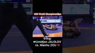 U23 JAXON CHEMPIONATI 65kg UZB Umidjon JALOLOV vs Nianhu ZOU CHINA 110 [upl. by Putnam]