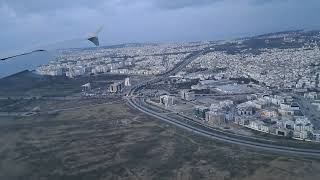 TUNISAIR landing at Tunis Carthage Airport [upl. by Cain]