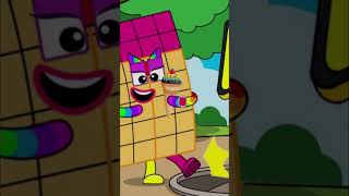 Watch out Numberblocks 28 Manhole cover is dangerous trending numberblocks makingnumberblocks [upl. by Tandi]