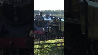 BR Standard 73156 4 6 0 5MT quotBolton Locomotive Companyquot on the NYMR 2022 shorts [upl. by Akel]