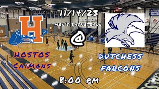 Men’s Basketball vs HOSTOS  SUNY Dutchess [upl. by Labannah]