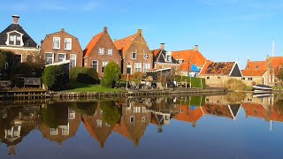 NETHERLANDS picturesque town of Hindeloopen original sound plus music [upl. by Sommer]