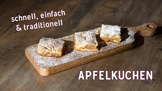 Apfelkuchen wie von Mama  schnelles und einfaches Dessert [upl. by Teferi]