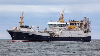 Polar Amaroq GR 1849  Pelagic Fishing Vessel  Greenland [upl. by Anytsirk]