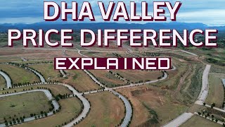 PRICE DIFFERENCE IN DHA VALLEY PLOTS [upl. by Einrae]