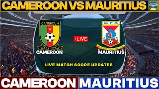 Cameroon Vs Mauritius Live Match Today  CAM Vs MAU Live Football Match 2023 Live [upl. by Eihcir]