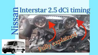 Nissan Interstar 25 dCi timing marks [upl. by Atimad]