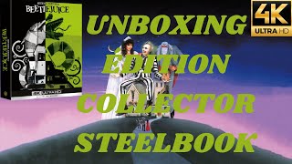 155  BEETLEJUICE ÉDITION COLLECTOR STEELBOOK BLURAY 4K ULTRA HD UNBOXING [upl. by Carder]