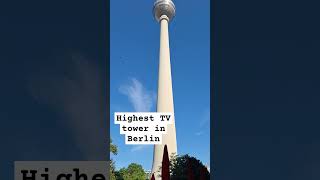 TV tower travelvlog wheninBerlin [upl. by Urbana442]