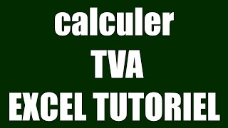 CALCUL de TVA avec la fonction si [upl. by Ttegdirb]