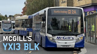 McGill’s ADL Enviro200 E20D YX13 BLK 8007  Service 2A [upl. by Viglione78]