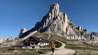 Hiking Hut to Hut  Italian Dolomites  Alta Via 1 [upl. by Mosi]