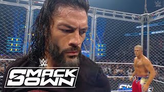 Roman Reigns Helps Cody Rhodes vs Bloodline  WWE SmackDown Highlights 91324  WWE on USA [upl. by Jervis]