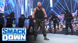 RETRIBUTION swarms Braun Strowman in WWE ThunderDome SmackDown August 21 2020 [upl. by Ahon]