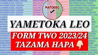 MATOKEO YA FORM TWO 202324 NECTA RESULTS FTNA JINSI YA KUTAZAMA [upl. by Nork760]