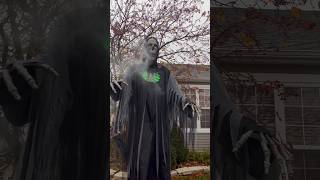 🎃 Updated 10ft reaper with smoke tubes 👻 [upl. by Yenruoj]