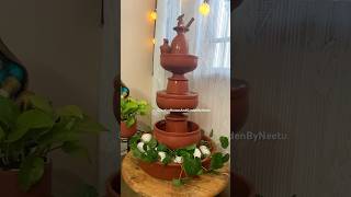 DIY water fountain shorts diyideas waterfountain diygarden CreativeHomesAndGardensByNeetu [upl. by Consalve]