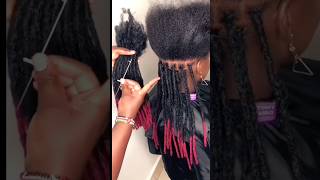 DREADLOCKS EXTENSIONS NO RETOUCH hairstyles dreads [upl. by Eseerehc624]