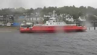 MV Sound of Scarba in Rough Weather [upl. by Lyrem690]