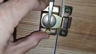 Dining room table leaf lock install  TutorialBegginner Woodworking [upl. by Tish]