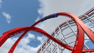 Super Looper POV NoLimits 2 coaster [upl. by Adarbil]