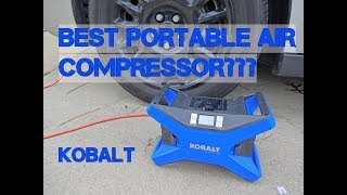 Kobalt 12v Air Compressor [upl. by Ennayr314]