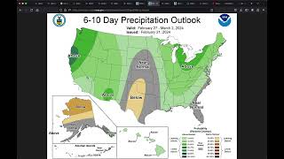 West Weather with Matt Reardon  Feb 21st 2024  Pattern Shift  CA Freeze Risk  March Forecast [upl. by Toile]