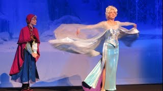 Disney Frozen Elsa and Anna character pre show at the El Capitan Theatre [upl. by Wooldridge975]