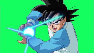 Goku KAMEHAMEHA  Dragon Ball Super  Green Screen  Pantalla Verde [upl. by Hauck]