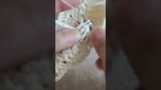 How To Join Crochet Squares Together Flat A tutorial for beginner crocheters shorts [upl. by Annenn]