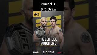 SCORING CONTROVERSIAL FIGHTS Figueiredo vs Moreno 1 Comment what fights you want to see next [upl. by Waterman]