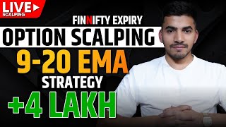 Live Options Scalping with 920 EMA Strategy 4 Lakh Profit [upl. by Nalahs]