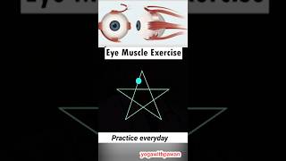 Eye muscle exercise yoga eyes eyetest exercise youtubeshorts shortvideo viralvideo youtube [upl. by Nimad]