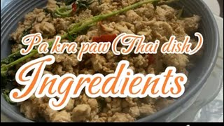 Thai dish Pa Kra Paw karen thailand food karenni [upl. by Zumstein]