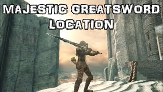 Dark Souls 2  Artorias Greatsword Location Guide Majestic Greatsword [upl. by Glen352]