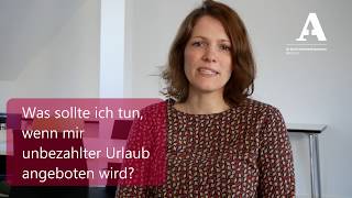 Die Tücken bei unbezahltem Urlaub [upl. by Godric]