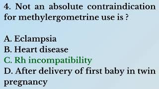 Pharma Knowledge Online Gynecology MCQs for NEET PG Part  24 [upl. by Ettedualc]