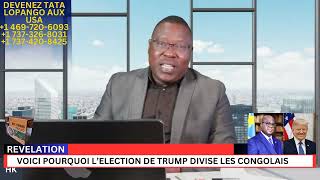 URGENT CONGOLAIS LONGUA NA DISTRACTION TRUMP BA VOTER YE PONA BA AMERICAINS ET NON PONA CONGO [upl. by Schiffman593]