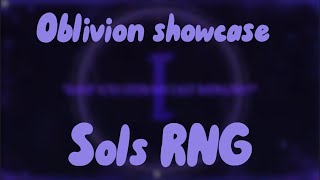 OBLIVION AURA IN SOLS RNG sightingshowcase [upl. by Edrick]